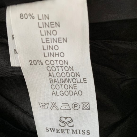 Bought in St. Lucia LINEN FLORAL DRESS - Picture 5 of 6